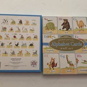 Pottery Barn Kids PBK letter posters. 8 x 10. So pretty to put up on the wall!